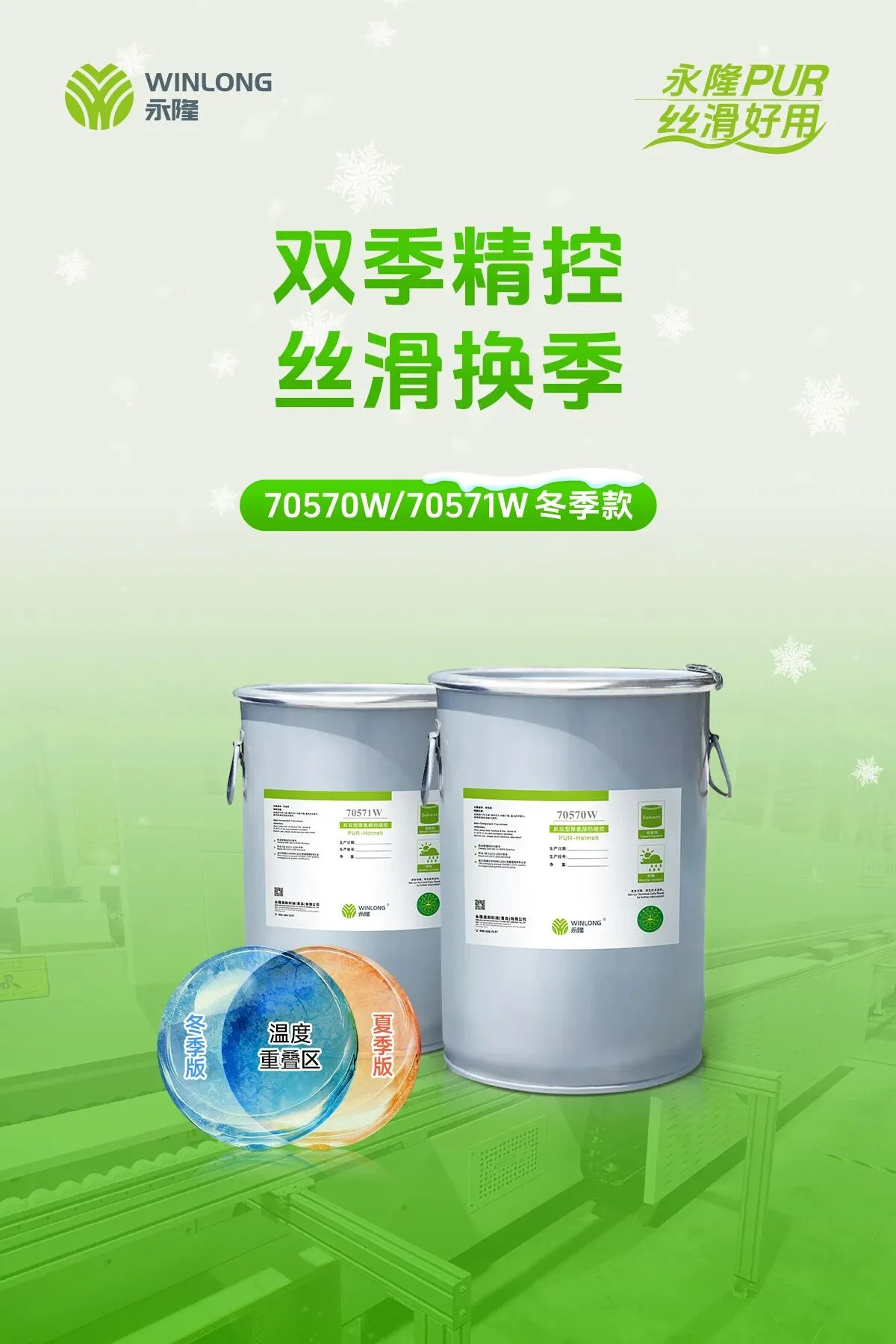 无惧寒冬：永隆70570W/70571W低温PUR封边解决方案